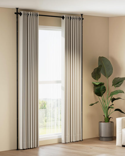 Giantex Room Divider Curtain Rod for Room Separation in Apartment