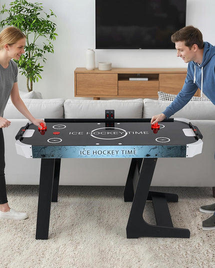 Table de hockey sur air Giantex 56 pouces avec tableau de bord numérique à LED et moteur puissant de 12 V