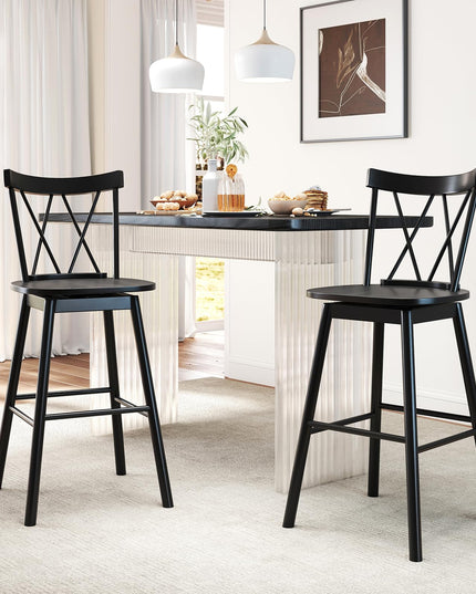 Giantex Windsor Bar Stools Set of 2/4(29"/24")