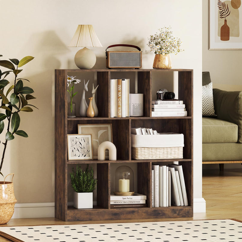 GIANTEX 8-Cube Bookcase for Living Room