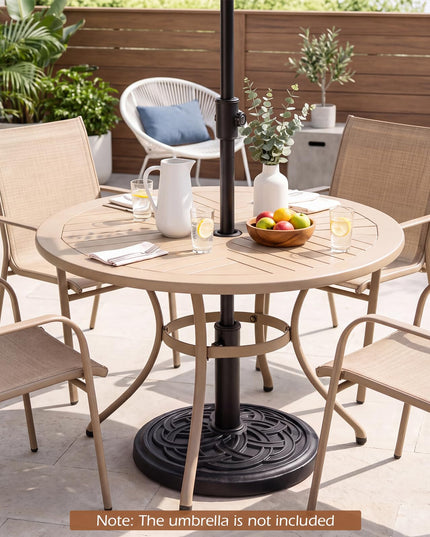GIANTEX 24 lbs Patio Umbrella Base 18" Heavy Duty Outdoor Stand