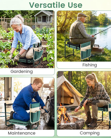 GIANTEX Heavy-Duty Garden Kneeler & Seat with 1 Bags
