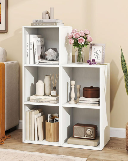 Giantex 2/3-Cube Modern Bookcase, Vertical or Horizontal