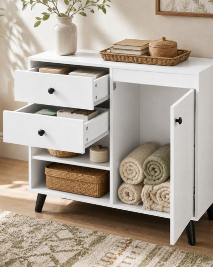 GIANTEX 31" Wooden Buffet Cabinet with Storage (1/2)