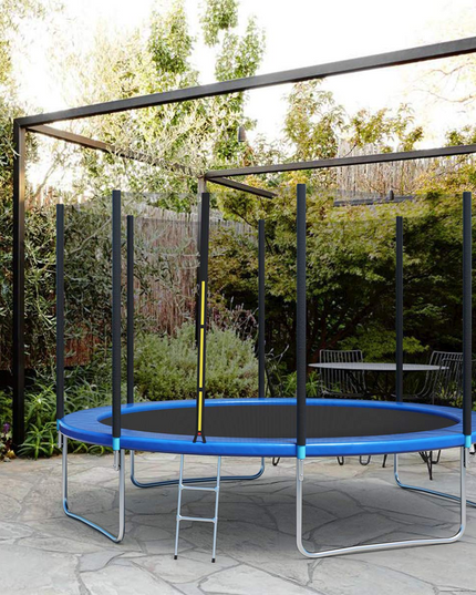 ASTM Approved 8 10 12 14 15 16Ft Trampoline for Adults Kids