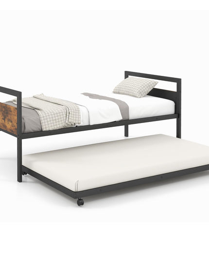 Giantex Metal Daybed with Trundle