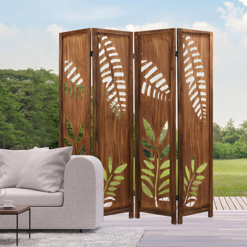 Giantex Boho Rustic Room Divider for Living Room Bedroom