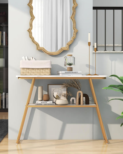 Giantex Console Table with Storage Shelf - 44” Entryway Table