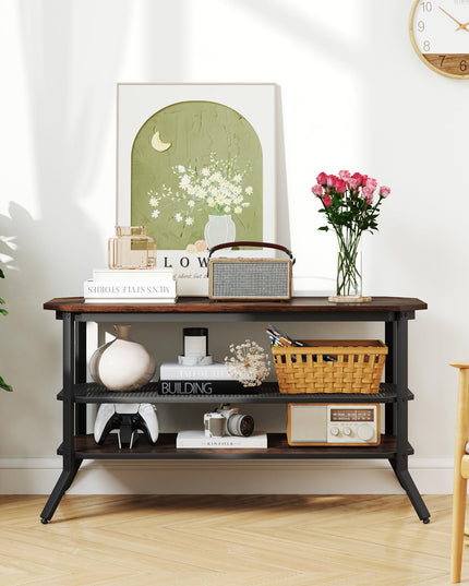 Giantex TV Stand 3 Tier Industrial Entertainment Center