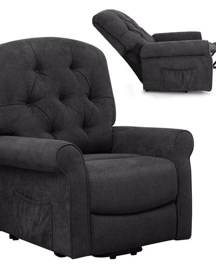 Giantex Power Lift Chair Electric Recliner for Elderly, Adjustable Backrest Footrest