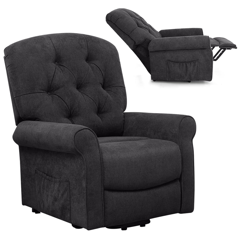 Giantex Power Lift Chair Electric Recliner for Elderly, Adjustable Backrest Footrest