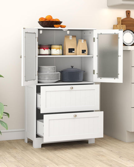 Giantex Bathroom Storage Cabinet w/2 Large Drawers