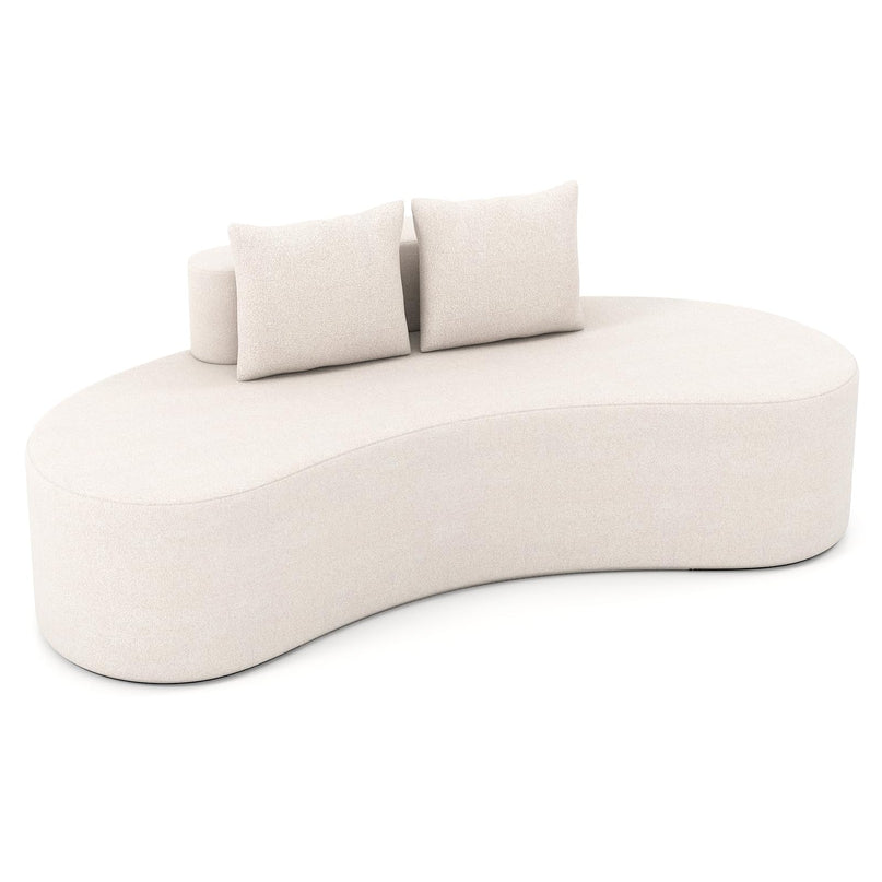 Giantex 78.5" Sofa Couch with 2 Cozy Pillows for Living Room