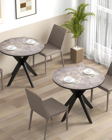 Giantex 36" Round Wood Dining Table