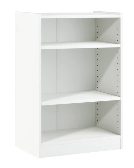 Giantex 3-Cube Bookcase White - 3-Tier Modern White Open Bookshelf with Adjustable Shelves