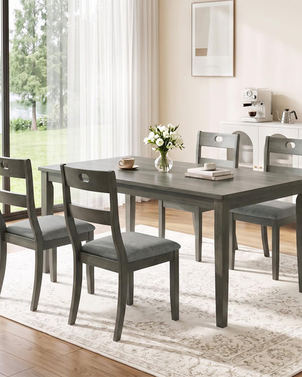 Giantex Wooden Dining Chairs Set of 2/4 for Restaurant