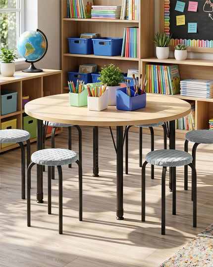 GIANTEX 18" Stackable Stools Set of 6