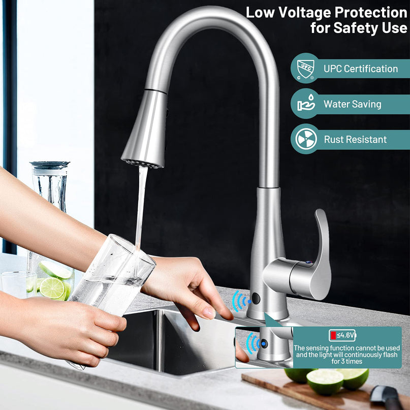 Giantex 304 Stainless Steel Touchless Kitchen Faucet