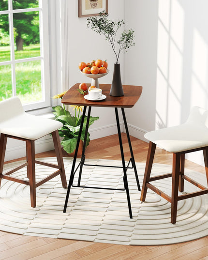 Giantex 24" Bar Stools Set of 2/4 with Low Back for Kitchen Island