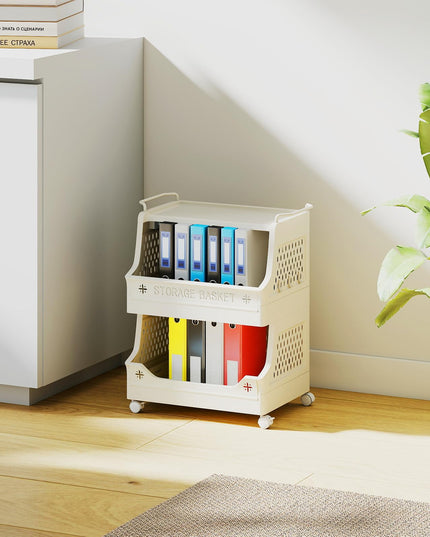 Giantex 3/4/5 Tier Rolling Laundry Cart with Wheels for Laundry Room