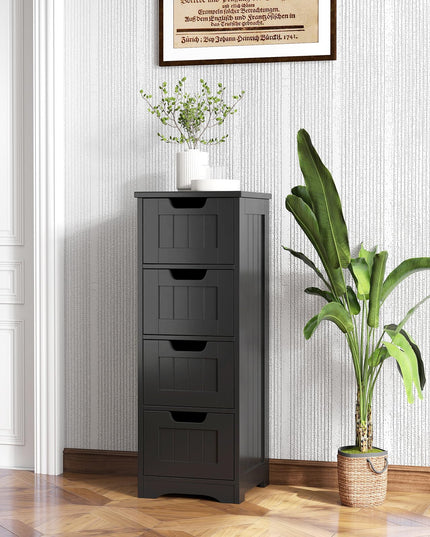 Giantex Bathroom Storage Cabinet w/ 4 Drawers
