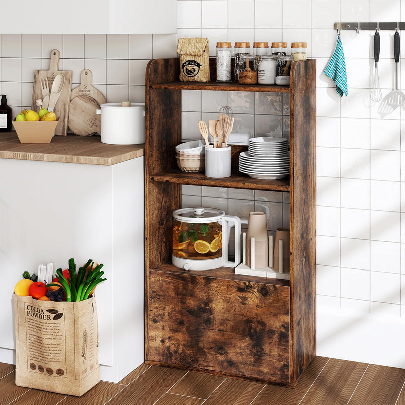 Giantex Bookshelf with Drawer for Living Room