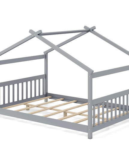 Giantex Full Size Floor Bed for Kids Teens Girls Boys