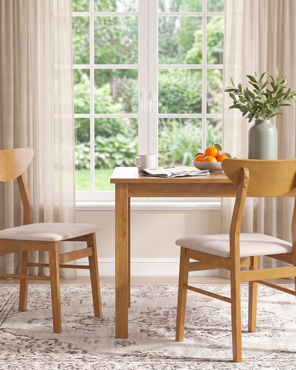 GIANTEX Upholstered Dining Chairs Set of 2/4 w/ Comfortable Upholstered Seat