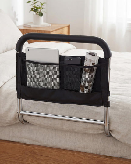 Giantex Elderly Safety Adjustable Height Bed Rail with Storage Pocket
