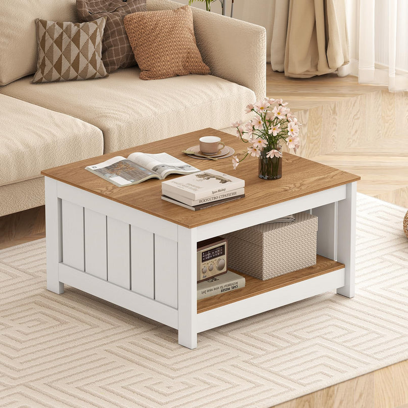 Giantex Farmhouse Coffee Table