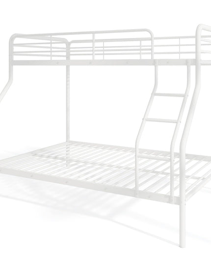Giantex Metal Bunk Beds Twin Over Full Size, Heavy Duty Bunk Bed for Teens Adults with Ladder & Guardrails