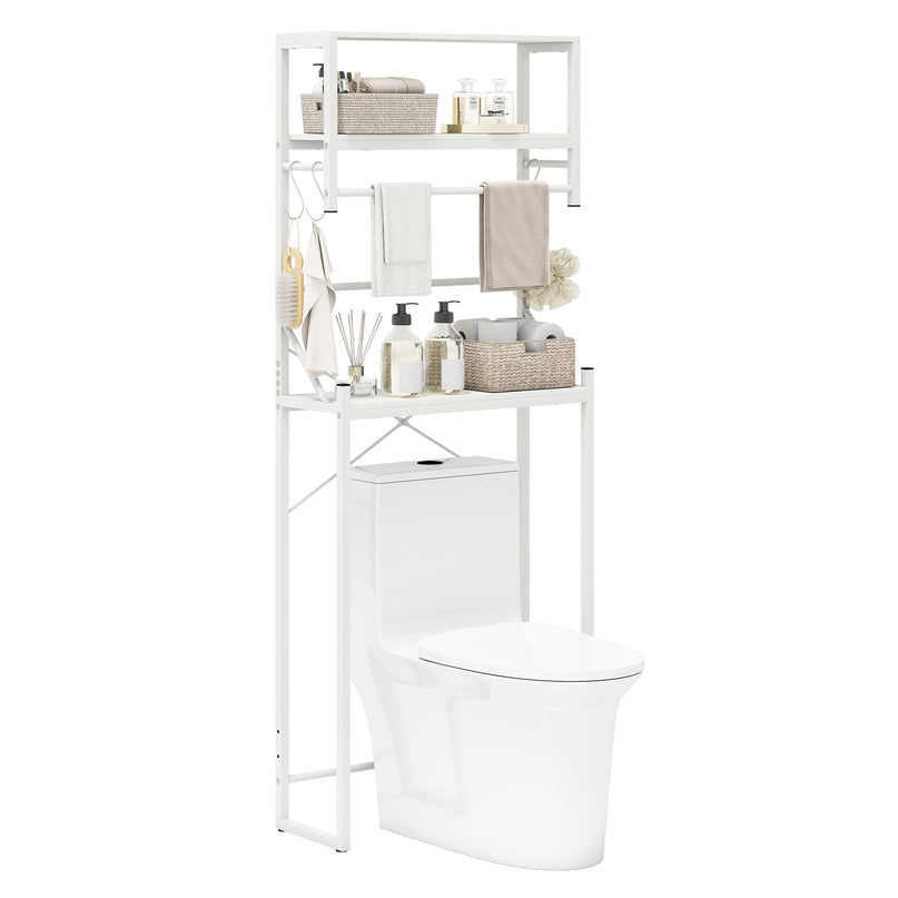 Giantex 3-Tier Over The Toilet Storage 64" Tall Freestanding Space