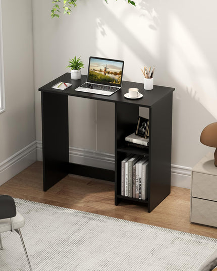 Giantex Small Desk with Storage for Small Spaces