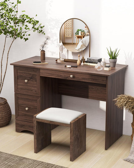 Giantex Computer Desk with 2 Drawers