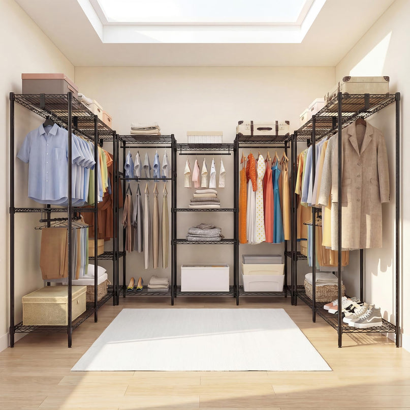 Giantex Portable Wardrobe Convertible Clothes Organizer