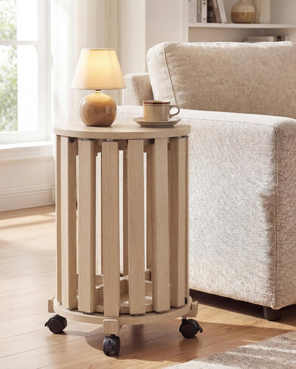 Giantex Stackable Stools Set of 4 Solid Wood Nesting Stools