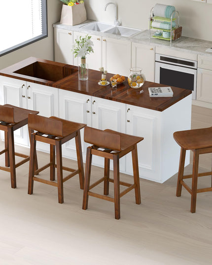 Giantex 24.5" Swivel Bar Stools Set of 2/4
