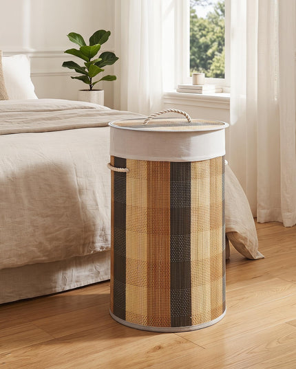 Giantex 13.2 Gal Large Capacity Clothes Hamper w/Removable & Machine-Washable Liner & 3 Handles