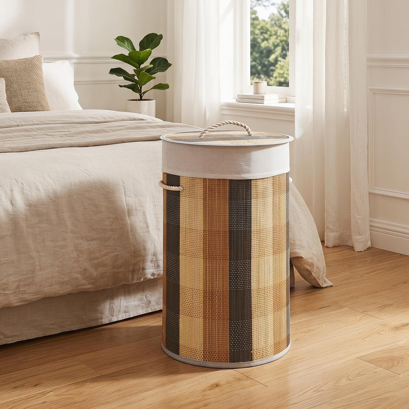Giantex 13.2 Gal Large Capacity Clothes Hamper w/Removable & Machine-Washable Liner & 3 Handles