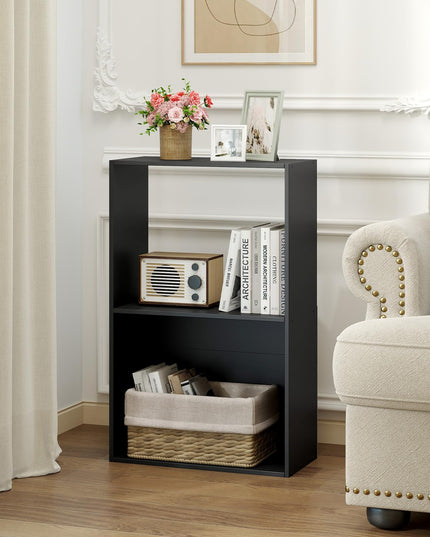 Giantex 3-Tier 2-Cube Bookcase w/Open Storage Compartment (1/2)