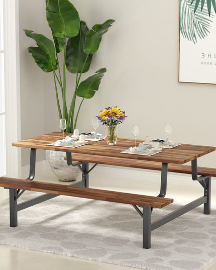 Giantex Picnic Table Bench Set for 6 or 4 Persons