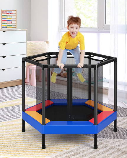 Outdoor Indoor Mini Recreational Round Trampoline -  Giantex