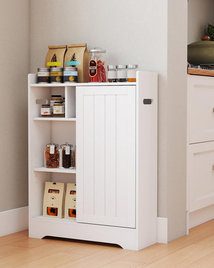 Giantex Bathroom Floor Cabinet w/2 Sliding Doors & Adjustable Shelves