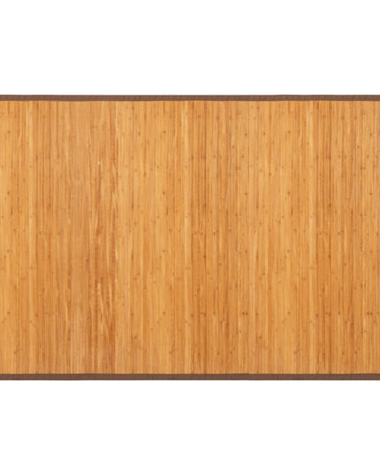 Giantex 5’ x 8’ Bamboo Area Rugs - Floor Mat with Anti-Slip Backing, Durable Roll-up Floor Rug, 60” x 96” Indoor Mat Rug