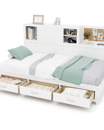 Giantex Daybed with 3 Storage Drawers