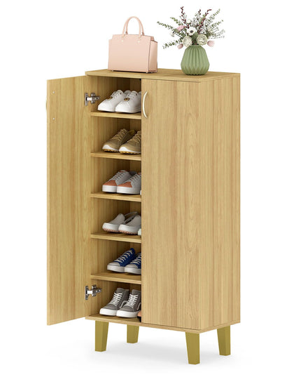 Giantex Shoe Cabinet with Removable Shelves for Living Room