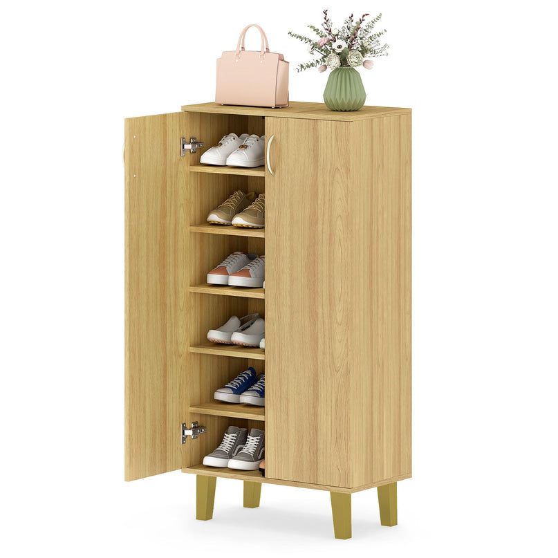 Giantex Shoe Cabinet with Removable Shelves for Living Room