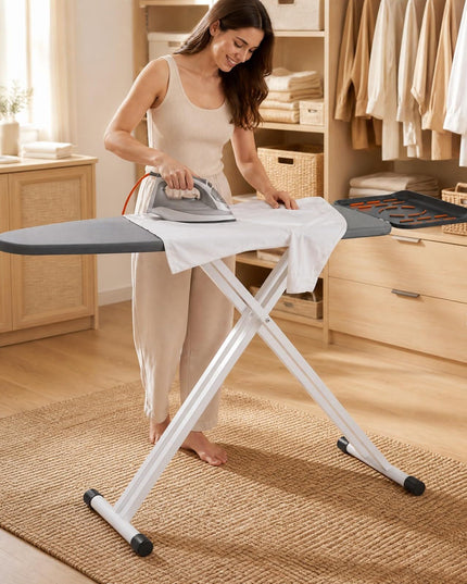 GIANTEX Full Size Foldable Ironing Board with Iron Rest