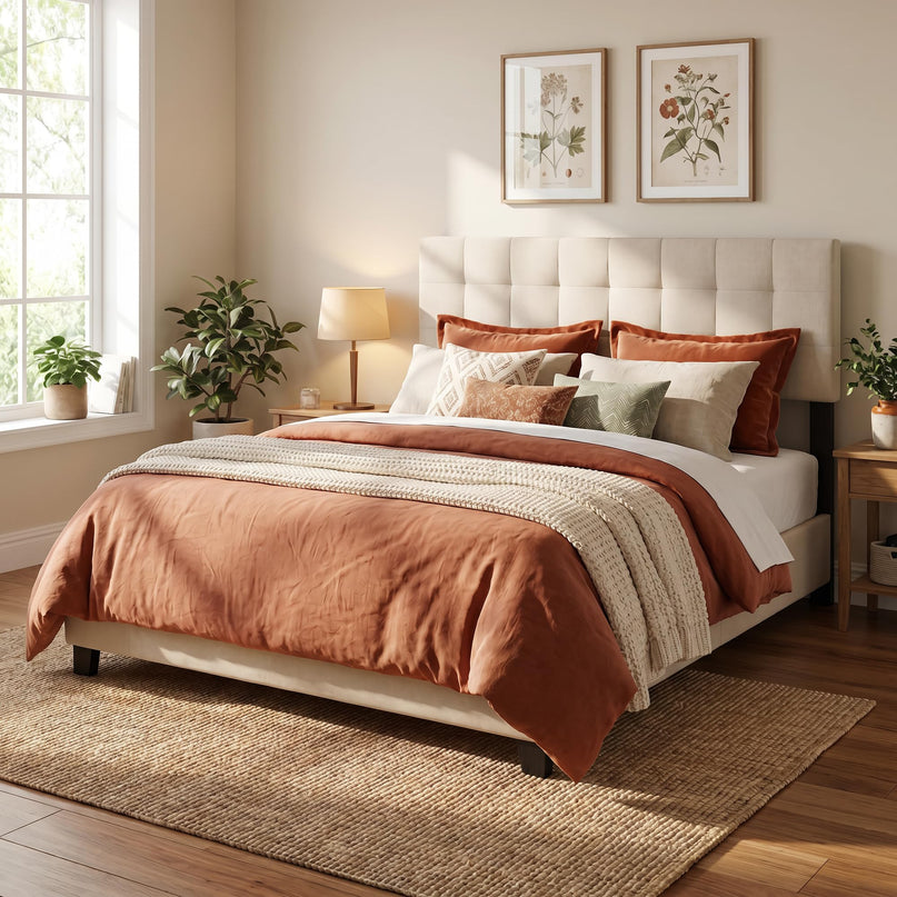 Giantex Linen Upholstered Headboard