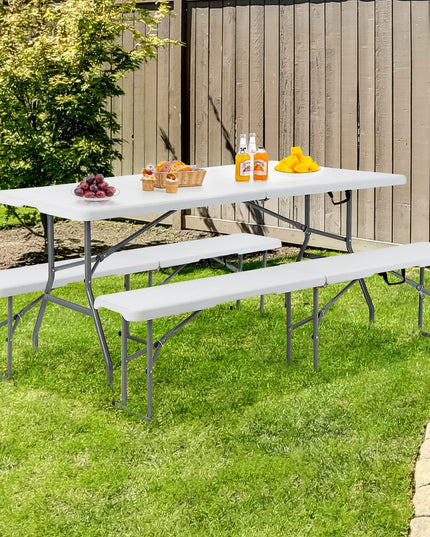 Giantex 6 Feet Folding Bench